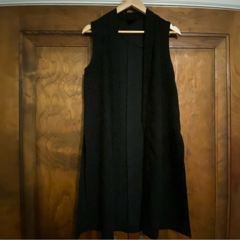 Long Black Vest